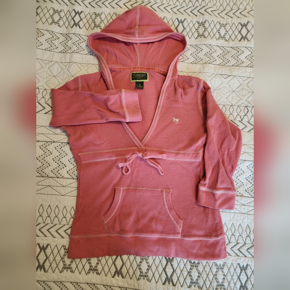 U.S. Polo Assn. Hooded Thermal Top